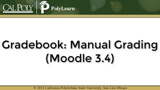 Gradebook: Manual Grading