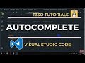 IntelliSense Autocomplete for JavaScript in Visual Studio Code