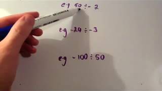 Dividing Negatives - Corbettmaths
