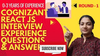 #Cognizant React JS Interview Question 3-5 year experience| #interview #reactjs #freshers