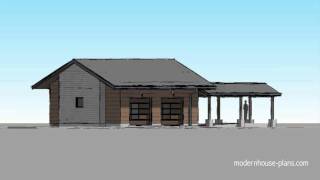 Two Car Garage With Breezeway