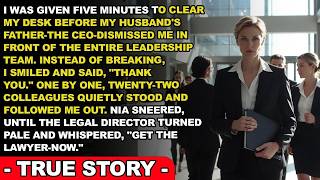 My Billionaire Father In Law Fired Me—Seconds Later, 22 Staff Walked Out Behind Me