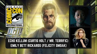 Arrow Interview Comic-Con '18: Echo Kellum & Emily Bett Rickards