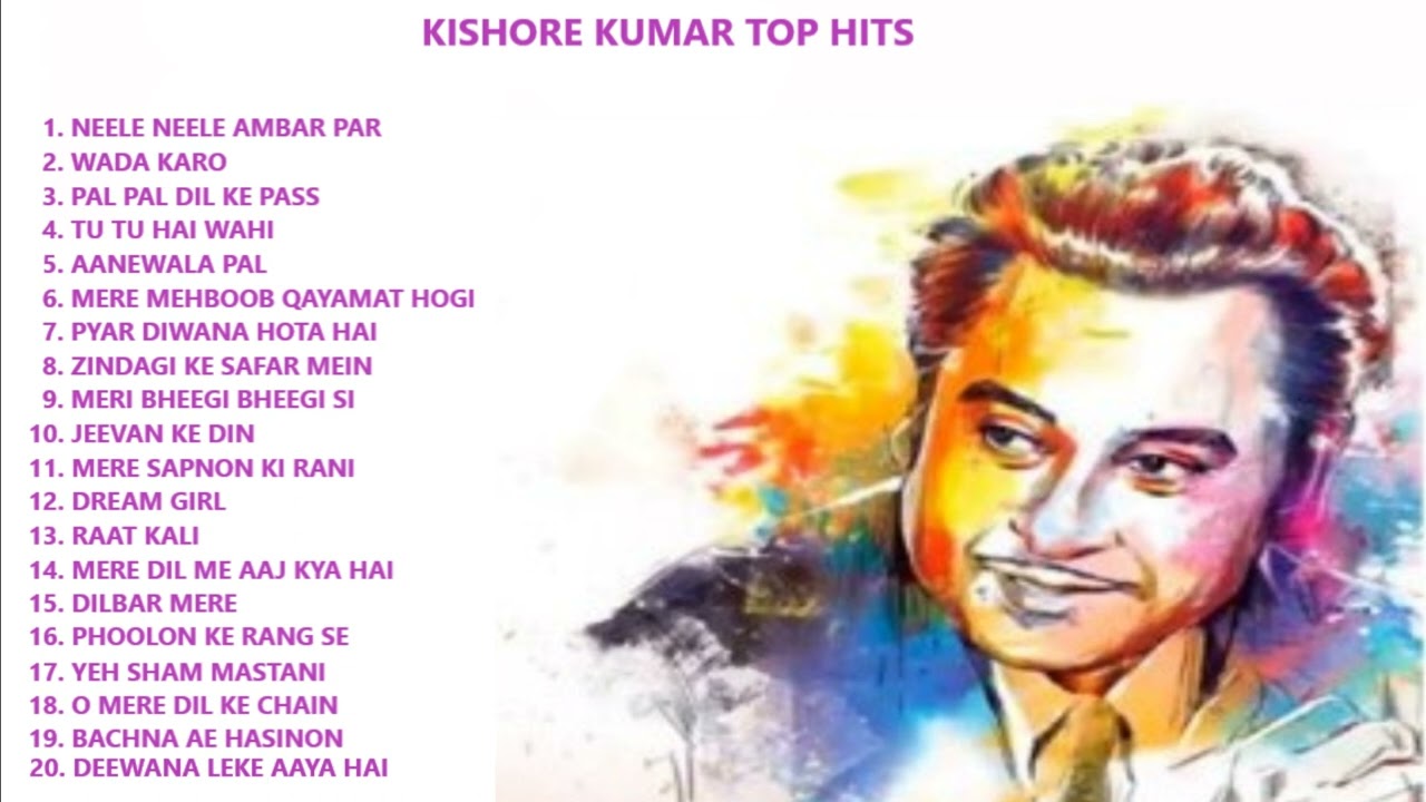 Kishore Kumar Hits || Ad-free Top 20 Songs || Kishore Kumar Hits ...