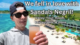 Sandals Negril Full Tour, Vacation, Food and More!