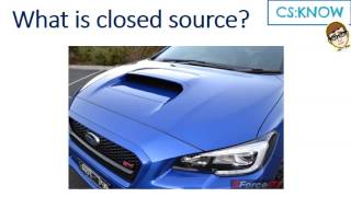 Open and Closed Software