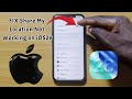 How to FIX Share Location Not Working on iOS26 #ios26