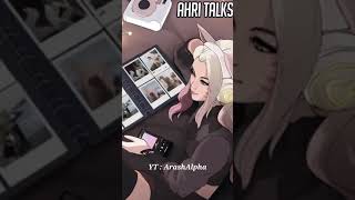 Ahri talks about 'I'LL SHOW YOU'