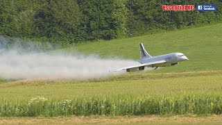 GIANT SCALE RC turbine powered AIR FRANCE CONCORDE