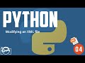Modifying an XML file with Python using  xml.etree.ElementTree - modify xml document