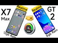 Realme GT 2 vs Realme X7 Max Speedtest Ram Management 8gb vs 12gb which is Best