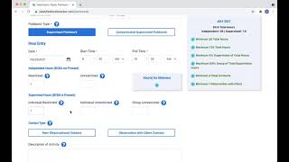 Entering Hours - Ripley ABA Fieldwork Tracker (BACB Compliant)