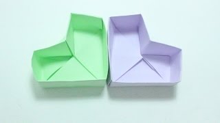 Heart box / Caja De Corazón Origami