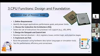 Understanding of Computer System Architecture, CPU functions, and Parallel Processing