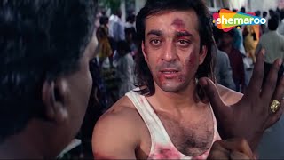 Top Action Scenes Of Sanjay Dutt | Andolan Movie Action Scene | 90's Superhit Hindi Movie