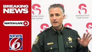 WATCH LIVE: Seminole County sheriff announcing arrests in homicide case