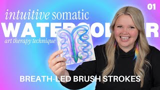 The Watercolour Reset | Day 1/8: Breath-Led Brush Strokes | Intuitive Somatic Painting Art Therapy