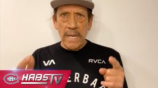 Danny Trejo cheers on the Habs | Masked CAMEO