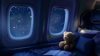 Soothing Airplane Sounds for Sleeping | Night Flight | Fall asleep fast | 10 hours White Noise