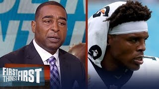 Cris Carter on the Panthers sitting Cam Newton for the rest of the season | NFL | FIRST THINGS FIRST