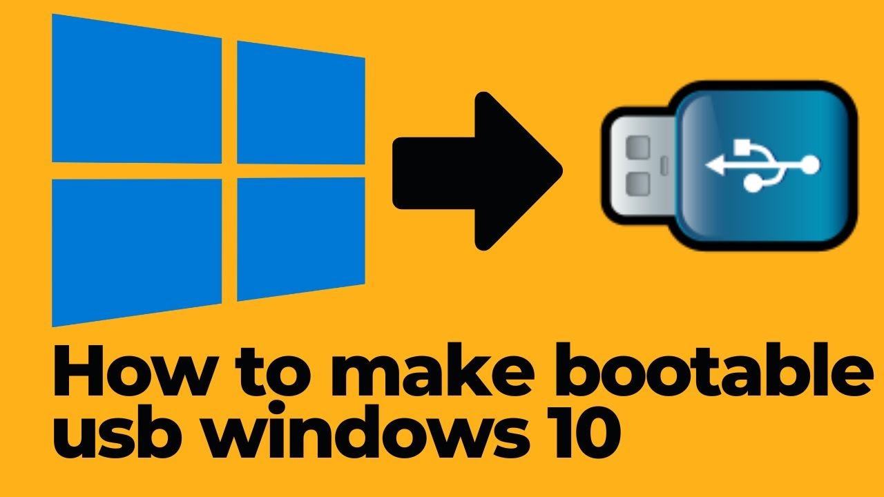 How To Make Bootable Usb Windows 10 | Windows 10 Bootable Usb - YouTube