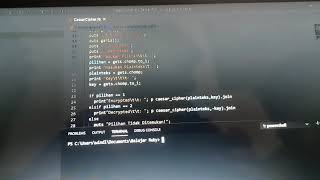 Caesar Cipher bahasa pemrograman ruby