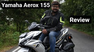 1,93,000/- ರೂಪಾಯಿಯ 155ಸಿಸಿ ಸ್ಕೂಟರ್ | Yamaha Aerox  full detailed review | R15 ಎಂಜಿನ್ ಇರುವ ಸ್ಕೂಟರ್ 🛵