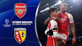 Arsenal vs. Lens: Extended Highlights | UCL Group Stage MD 5 | CBS Sports Golazo