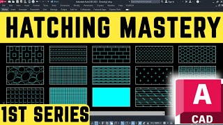 Hatching Mastery AutoCAD | 1st Series | YQ Arch Best Tutorial |