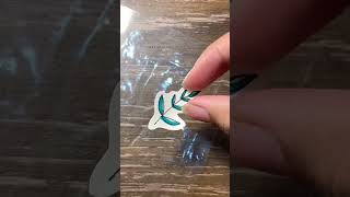 how to make your own stickers at home #shorts