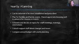 CHDV 150 program planning