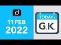 Today’s GK – 11 FEBRUARY 2022 | Drishti IAS English