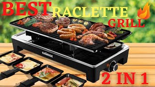 CUSIMAX  | Best Raclette Electric Grill 2 in 1