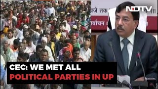 UP Elections | All Parties Want UP Polls To Be Held On Time: Election Commission