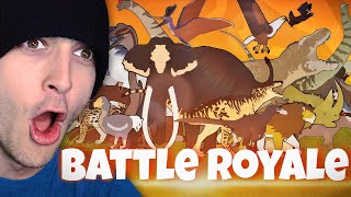 Reacting to PREHISTORIC BATTLE ROYALE!