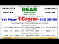 Dear Lottery Sambad 6pm today 08.04.23 Nagaland State Lottery Result #lotterysambad