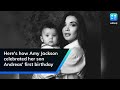 Here's how Amy Jackson celebrated her son Andreas' first birthday