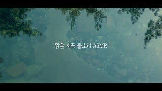 [알콜러브캠핑]맑은 계곡 물소리 ASMR 수면유도