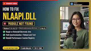 Fix nlaapi.dll Network Error!