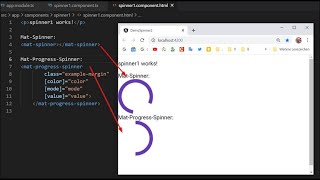 ✅Create a Angular Material Spinner 🕷 Angular 10 2021