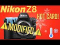 Nikon Z8 Hot Card Modification : Cool your Nikon Z8 in minutes.