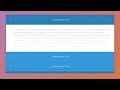 how to create Accordion menu with html, css and javacript