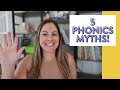 5 Myths about Teaching Phonics in Kindergarten, First, and Second Grade // Teaching Phonics in K-2