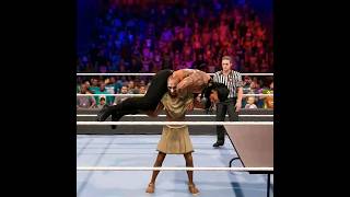 WWE 2K22 Mahatma Gandhi Give AA To Roman Reigns Through the Table #shorts #wwe2k22 #trending #viral