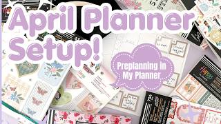April 2026 Planner Setup | Setting Up My Planner for the Month | Preplanning | Catchall Planner