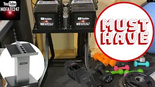 PowerBlock & Bowflex Interchangeable Dumbbell Stand Review (Why Cheaper is Better)