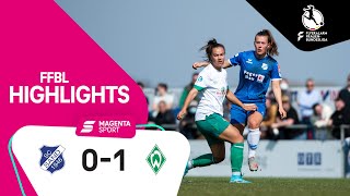 SC Sand - SV Werder Bremen | Highlights FLYERALARM Frauen-Bundeliga 21/22