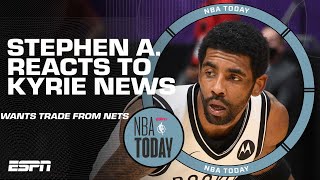 Stephen A. reacts to Kyrie Irving’s trade request | NBA Today