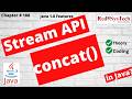 # 188 streams concat lists in java | concat | streams concat |java streams|Streams|java 8|RedSysTech