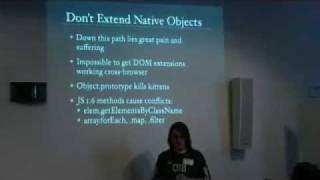 Best Practices in Javascript Library Design